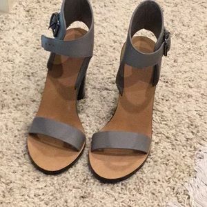 Brand new Vince gray heeled sandals